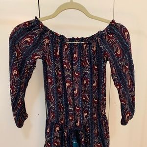 American Eagle Printed Romper